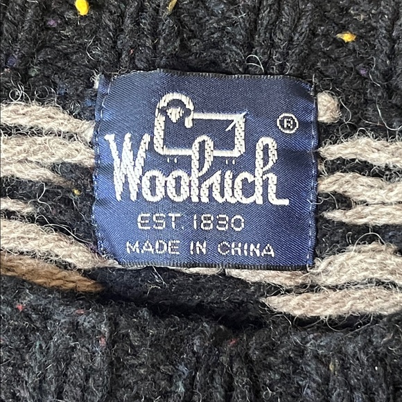 Woolrich vintage Multicolor Patterned Crewneck Sweater - Picture 3 of 6